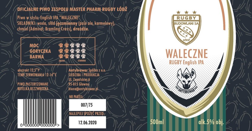 Rugby. Waleczne – idealne piwo na trzecią połowę meczu rugby