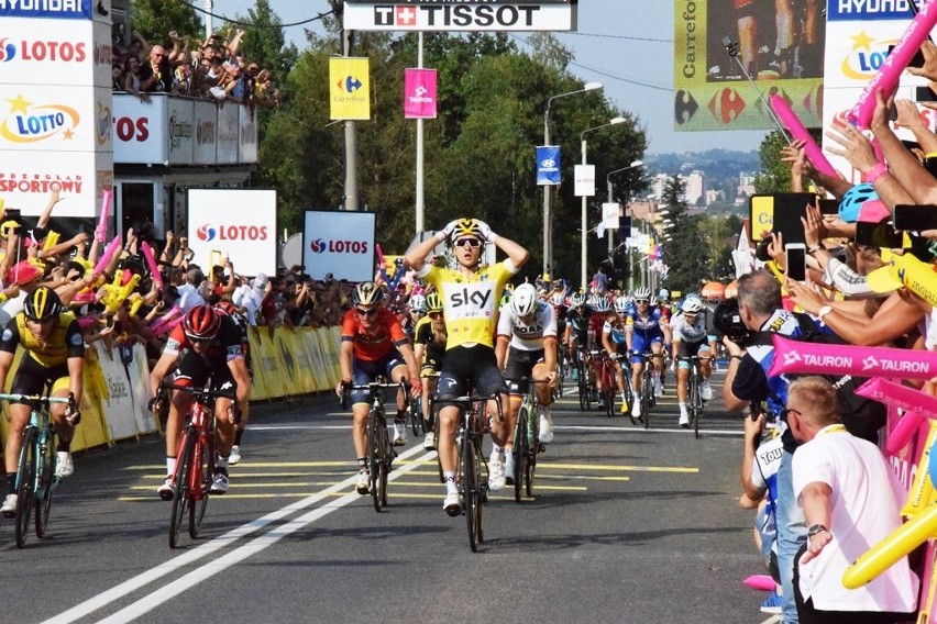 Michał Kwiatkowski wygrał etap Tour de Pologne w Bielsku-Białej. Polak umocnił się na pozycji lidera