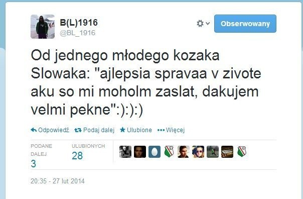 Bogusław Leśnodorski na Twitterze cytuje Ondreja Dudę