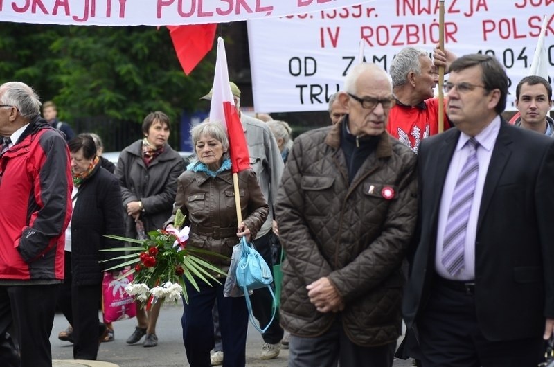 Obchody rocznicy napaści ZSRR na Polskę w Poznaniu.