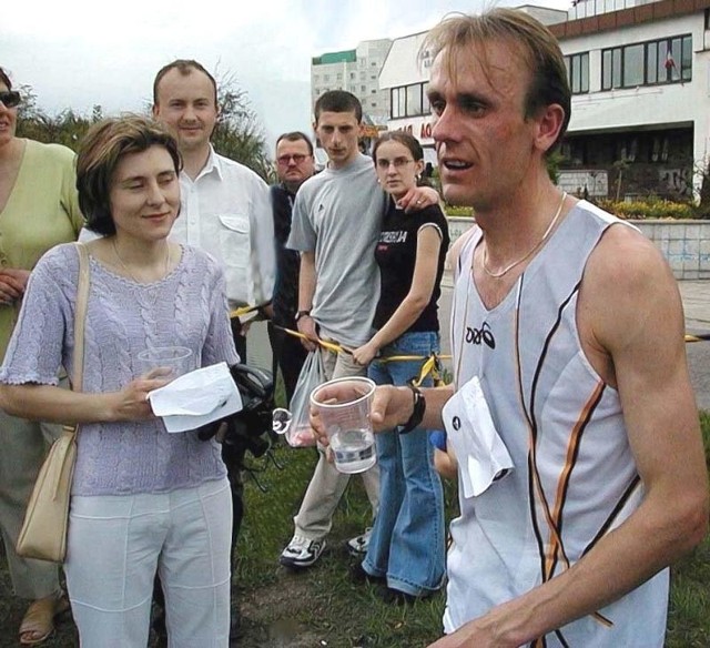 Bogdan Dziuba (z prawej) zamierza wygrać majowe biegi w Stalowej Woli i Tarnobrzegu.