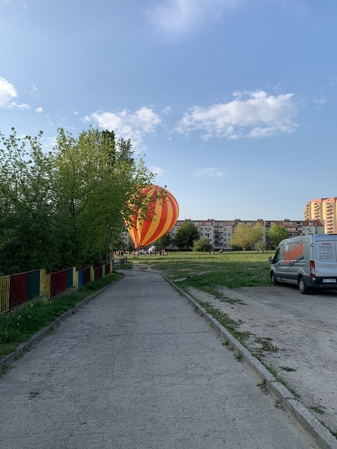 Lot balonem nad Szczecinem