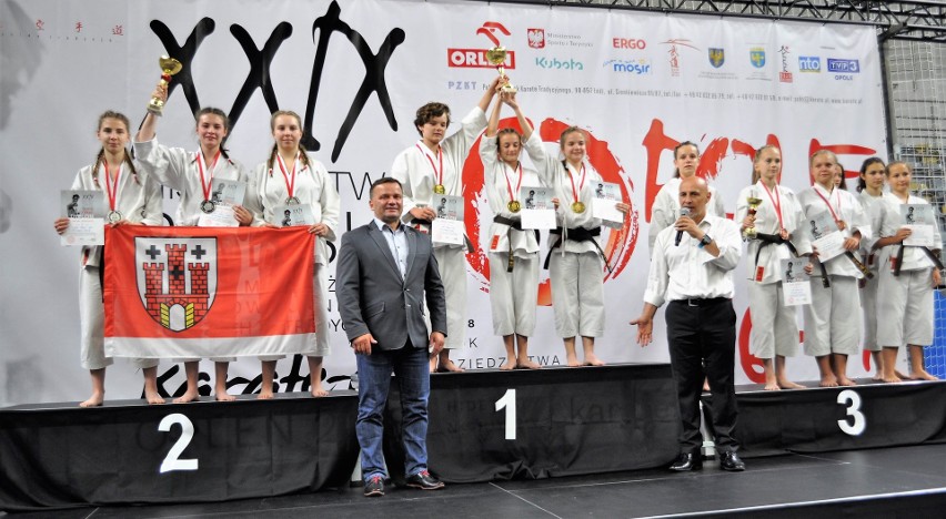Podczas mistrzostw Polski w karate-do rozgrywanych w Opolu...