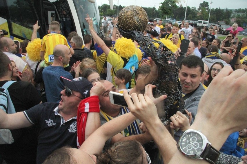 Wielkie powitanie Mistrzów z Vive Tauronu w Kielcach