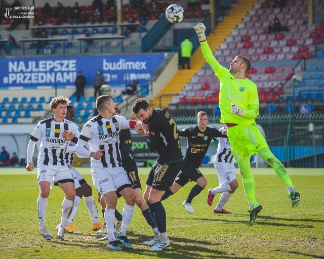 Piłkarze Sandecji po walce odpadli z rozgrywek Pucharu Polski