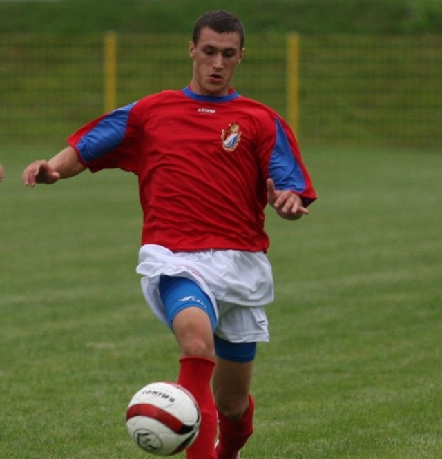 Rok temu w debiucie w IV lidze z Olimpią Sztum Patryk Pytlak zdobył gola. Może dzisiaj też tak zrobi?