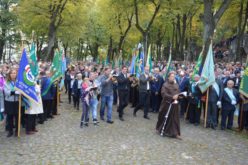 Pielgrzymka hodowców gołębi na Górę św. Anny