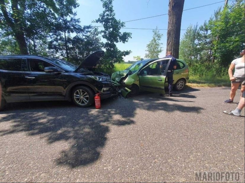 Wypadek w Dąbrówce Dolnej.