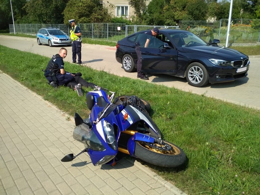 Policyjny pościg za motocyklistą w Białymstoku zakończył się...