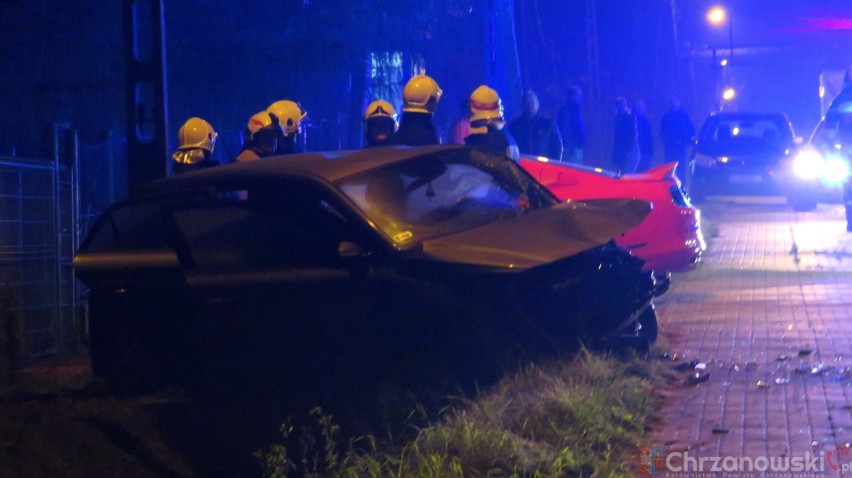 Dulowa. Policja poszukuje sprawcy wypadku na DK 79. Staranował samochód i uciekł. Pięć osób rannych