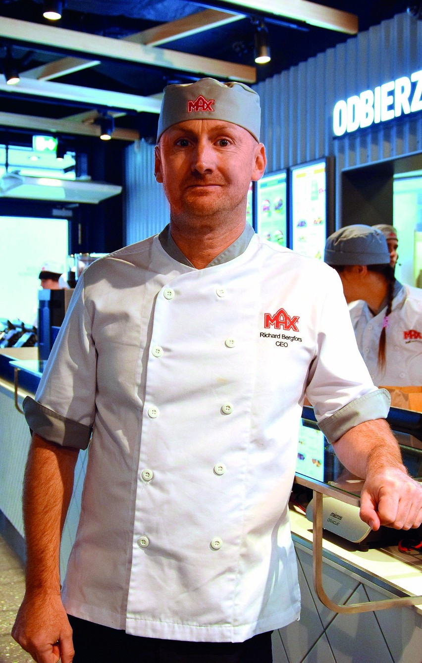 Richard Bergfors, CEO Max Premium Burgers