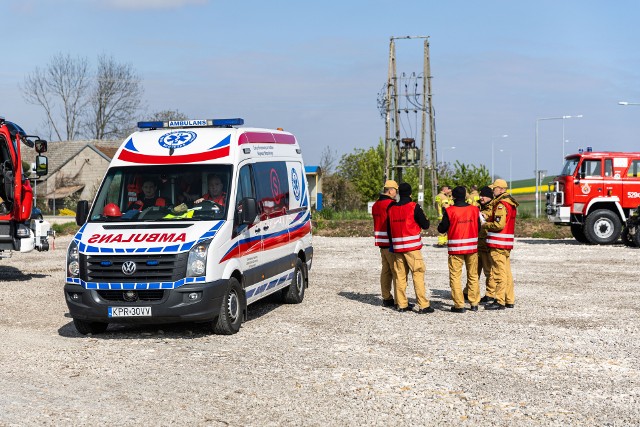 Ćwiczenia służb ratowniczych w Sokołowicach