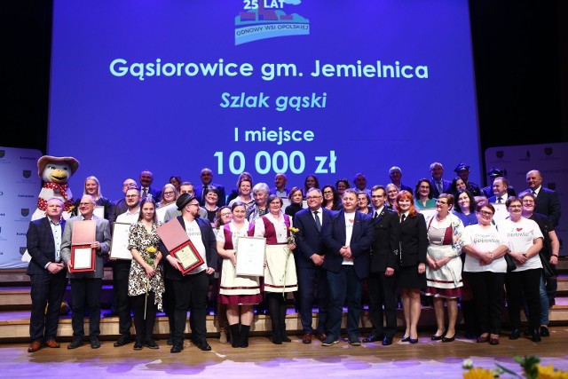 Laureatem nagrody w kategorii „Najlepszy projekt odnowy wsi” w zeszłym roku było sołectwo Gąsiorowice (gmina Jemielnica) za projekt pn. „Szlak gąski”.