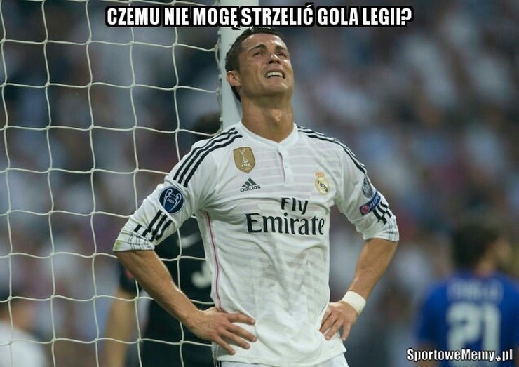 Memy po meczu Real Madryt - Legia Warszawa. "I co Ronaldo..."