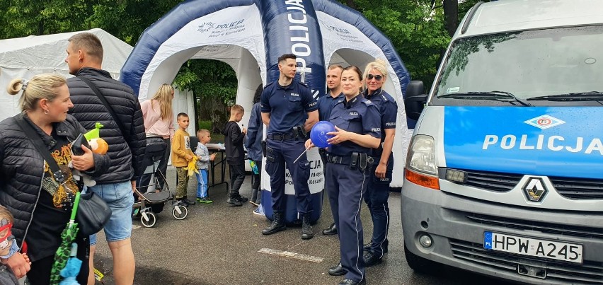 Policjanci na koszalińskim pikniku motocyklistów