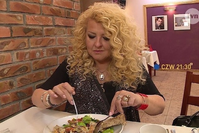 Magda Gessler w Kamieńcu Wrocławskim (fot. TVN/x-news)