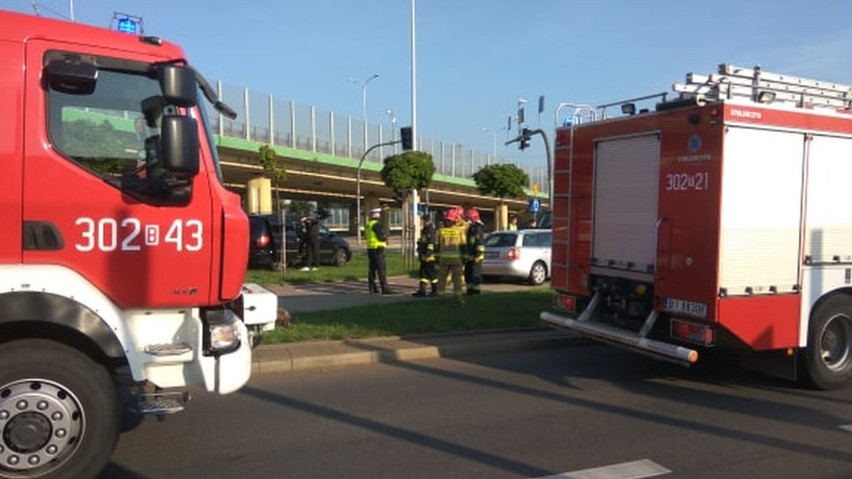 Białystok. Wypadek na al. 1000-lecia Państwa Polskiego....