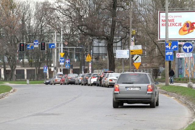 Niebawem rozpocznie się przebudowa ul. Hubskiej, na fragmencie której powstanie torowisko tramwajowe (na zdjęciu)