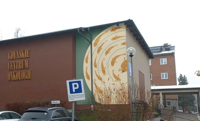Oto mural, który powstanie przy Szpitalu Morskim im. PCK w Gdyni. Odzwierciedla walkę z nowotworem