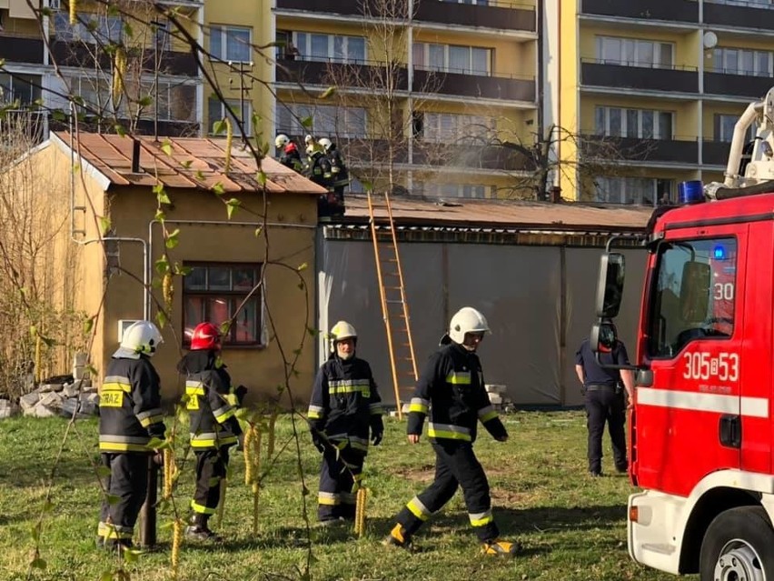 Na szczęście budynek był opuszczony i nikomu nic się nie...