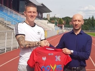 Dwaj nowi piłkarze w Wiśle Sandomierz. Doszli Szymon Pietras i Dominik Franczak [ZDJĘCIA]