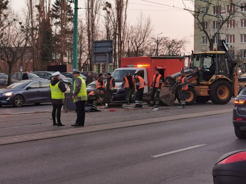 Pomiędzy zajezdnią Głogowska i ulicą Hetmańską ruch został...