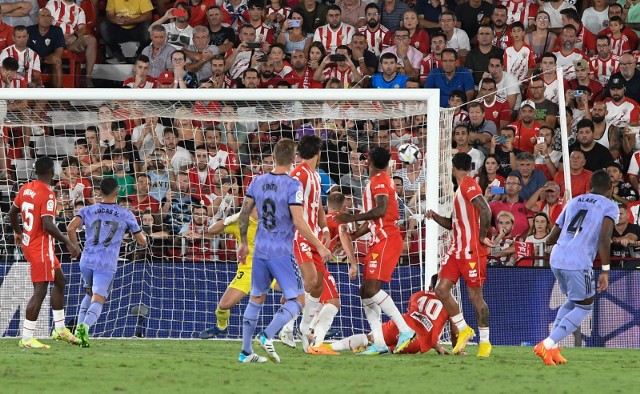 Zwycięski gol Davida Alaby strzelony w 75. minucie meczu Almeira - Real Madryt