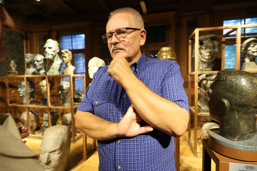Ryszard Saciuk, kierownik Muzeum Rzeźby Alfonsa Karnego
