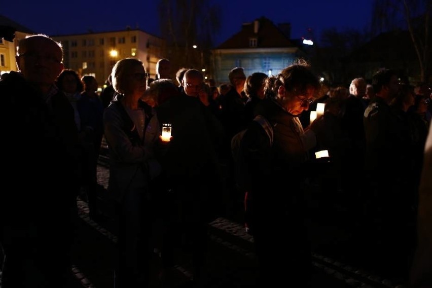 Protest pod budynkiem Sądu Najwyższego