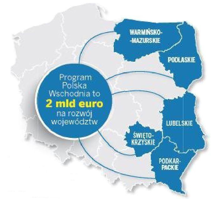 Fundusze Europejskie Nowe rozdanie. Program Polska Wschodnia. Regiony wschodzących możliwości