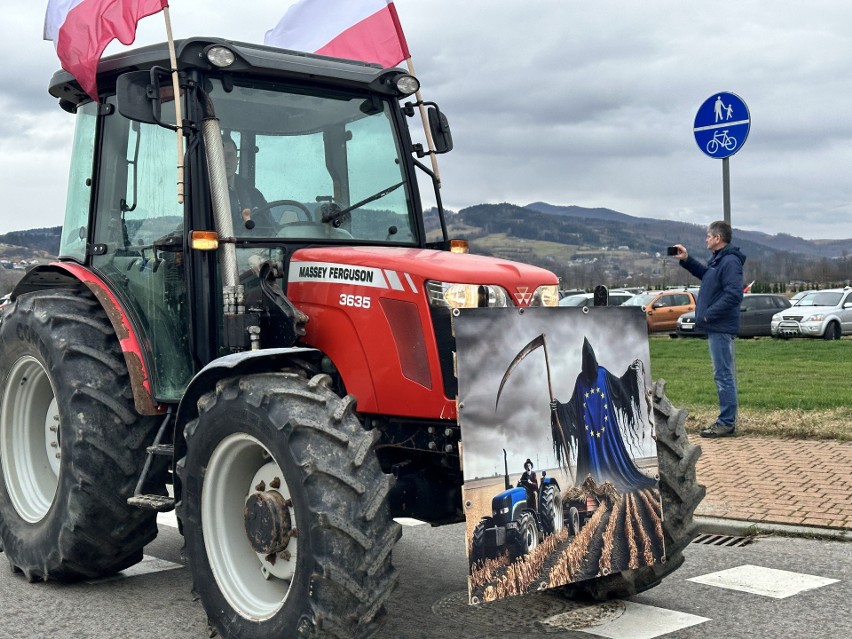Protest rolników Stary Sącz