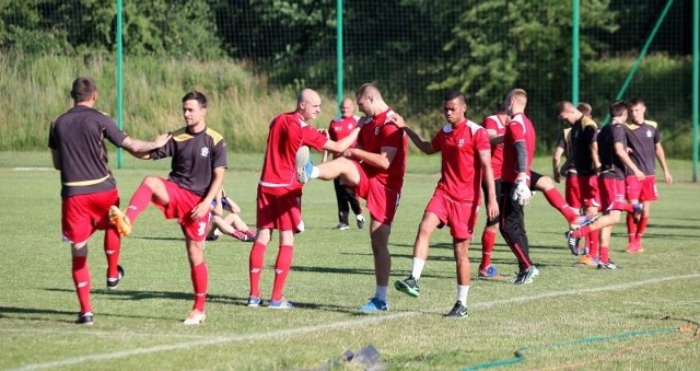 Pierwszy trening ŁKS.