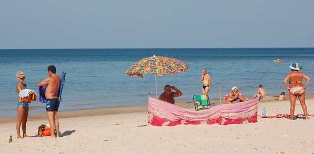 Plaża w Poddąbiu