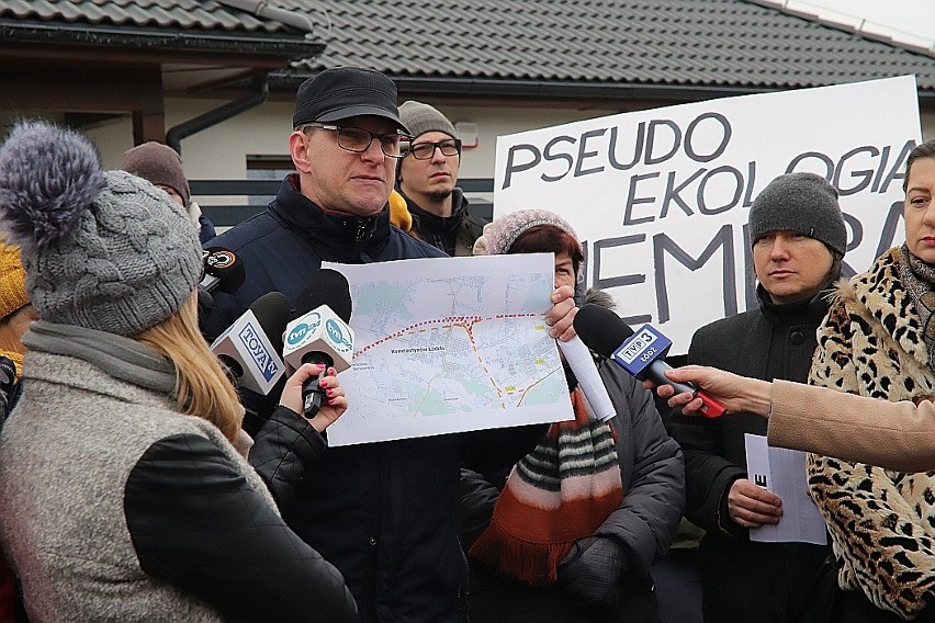 Protest na Złotnie. - Jest ogromne niebezpieczeństwo, że ten...