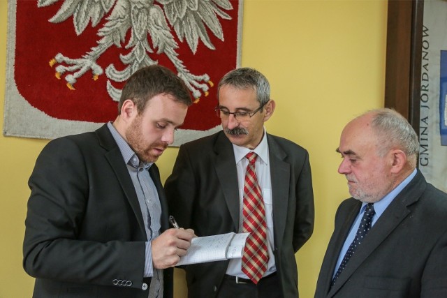 Dziennikarz "GK" Piotr Rąpalski wziął udział w sesji Rady Gminy Jordanów.