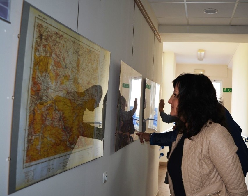 Historyczne mapy w starostwie powiatowym w Starachowicach