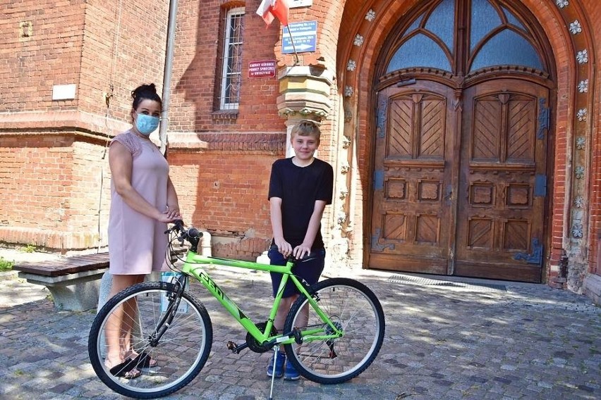11-letni Stanisław Zieleń z Marezy otrzymał nowy rower w...