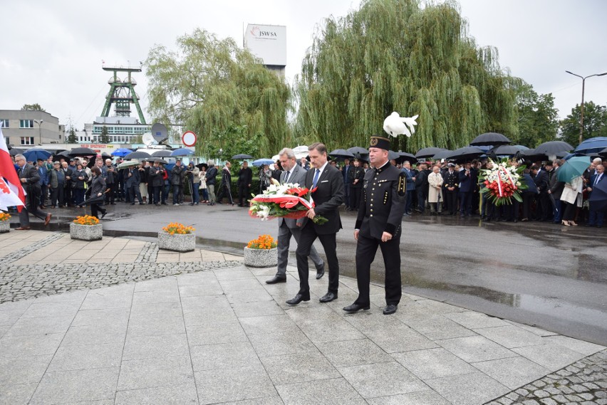 W Jastrzębiu-Zdroju uczcili 37. rocznicę Porozumień Jastrzębskich - ZDJĘCIA