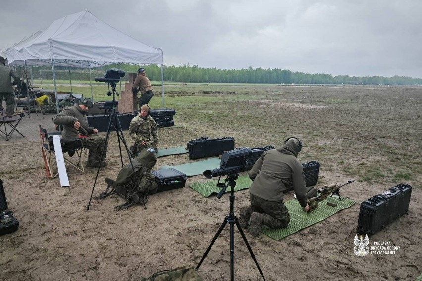 Szkolenie snajperów 1.Podlaskiej Brygady Obrony Terytorialnej