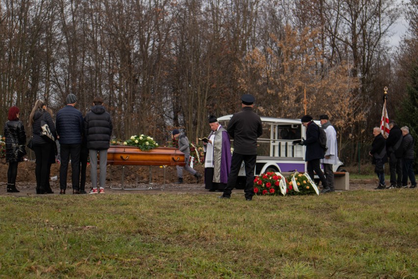 28.11.2022, Kraków: pogrzeb Ryszarda Pera na cmentarzu...