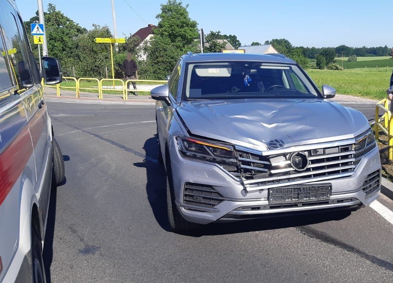 Potrącenie rowerzysty w Małkach w powiecie brodnickim. Lądował śmigłowiec LPR