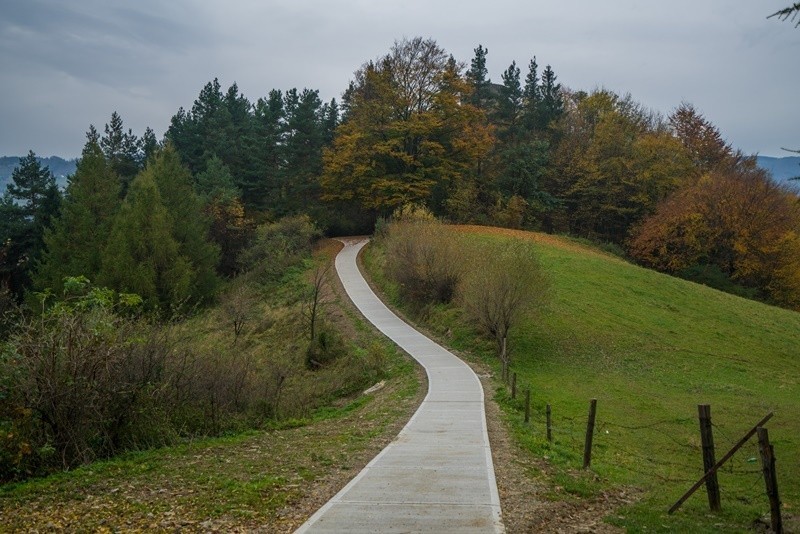 Rytro. Betonową ścieżką na ruiny zamku [ZDJĘCIA]