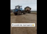 "Traktorowa brygada" pokonała "czarnobylskiego dinozaura" [WIDEO]