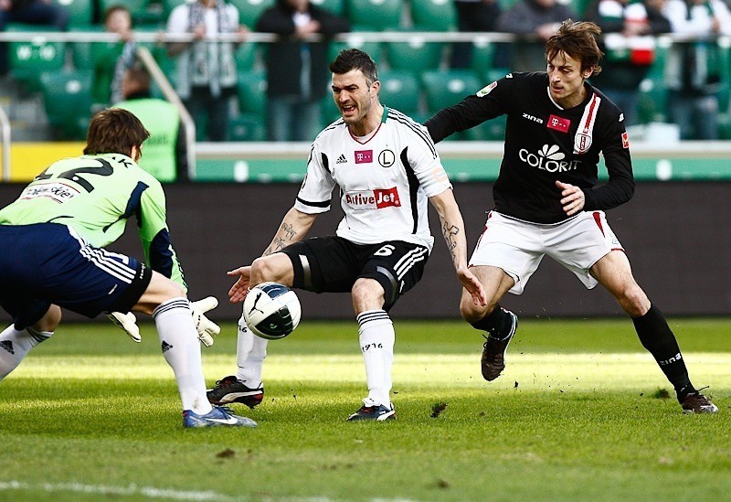 Legia ŁKS wiosna 2012. Legia wygrała 2:0