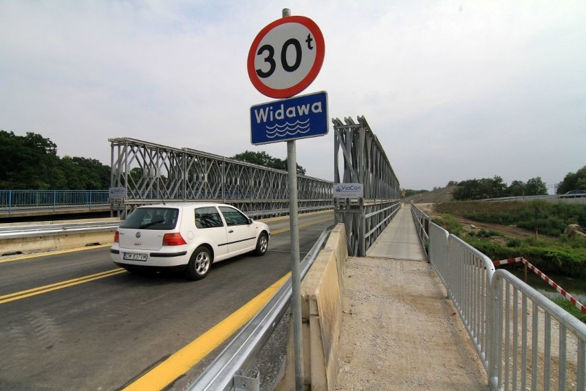 Most Pęgowski zamknięty. Jeździmy przeprawą tymczasową (ZDJĘCIA)