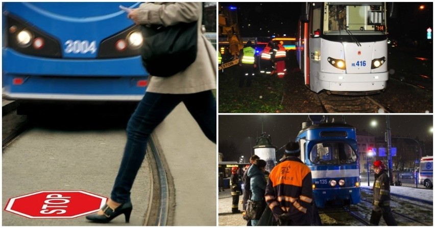 Tragiczne wypadki w Krakowie. MPK ostrzega: tramwaj nie zatrzyma się w miejscu!