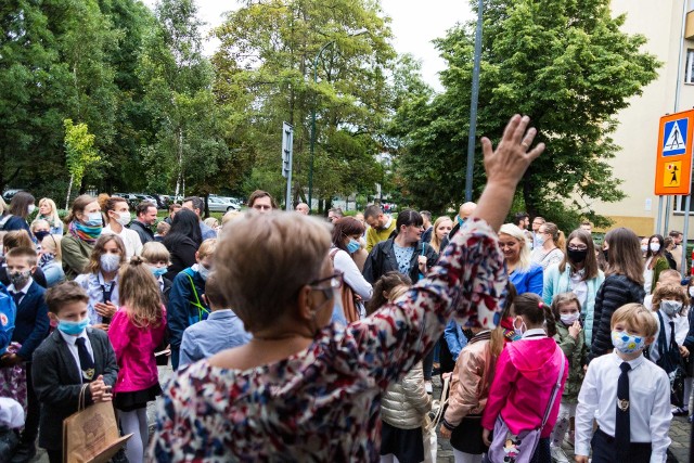 Początek roku szkolnego w Krakowie.