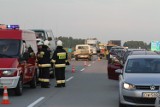 Wypadek na autostradzie A4. Tir wjechał w samochód osobowy