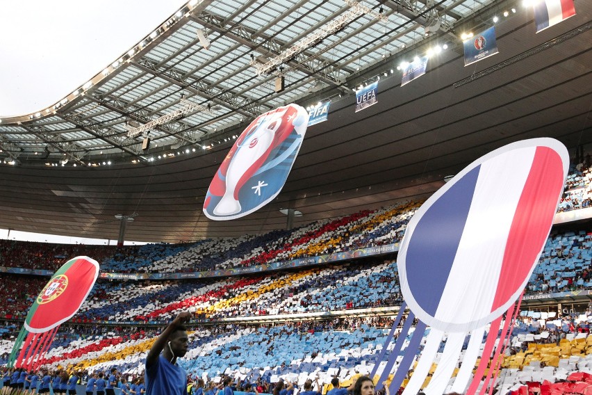 Finał Euro 2016 na Stade de France poprzedziła ceremonia...