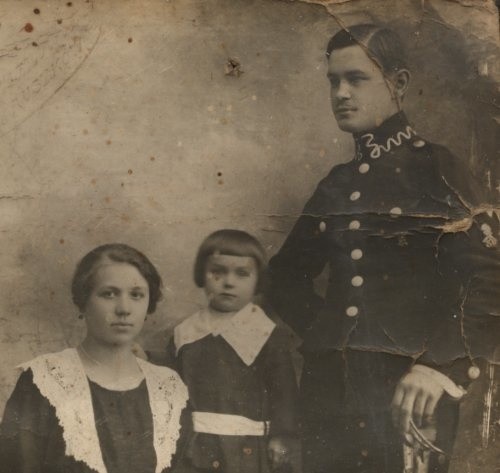 Michalina i Zygmunt Saje wraz z synkiem Zygmusiem.